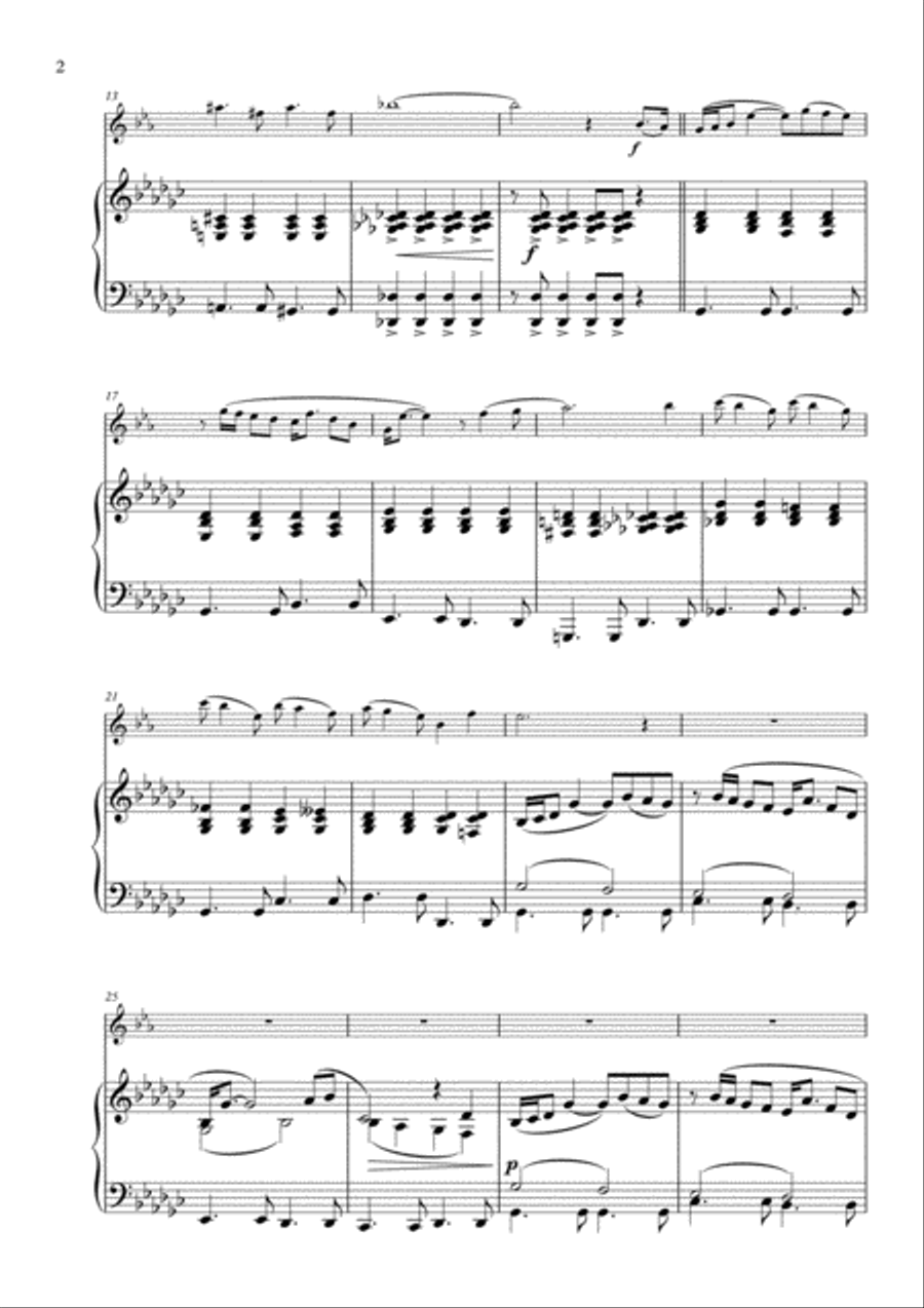 Tomorrow Tomorrow Alto Saxophone scores gallery preview page 2