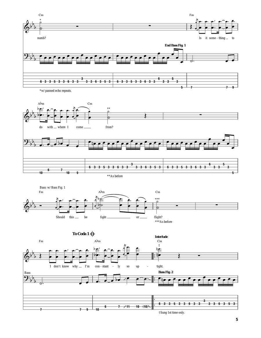 Panic Attack Acoustic Guitar scores gallery preview page 5