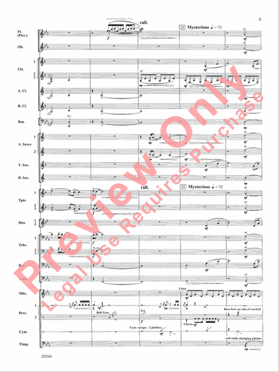 Ghost Fleet Concert Band scores gallery preview page 10