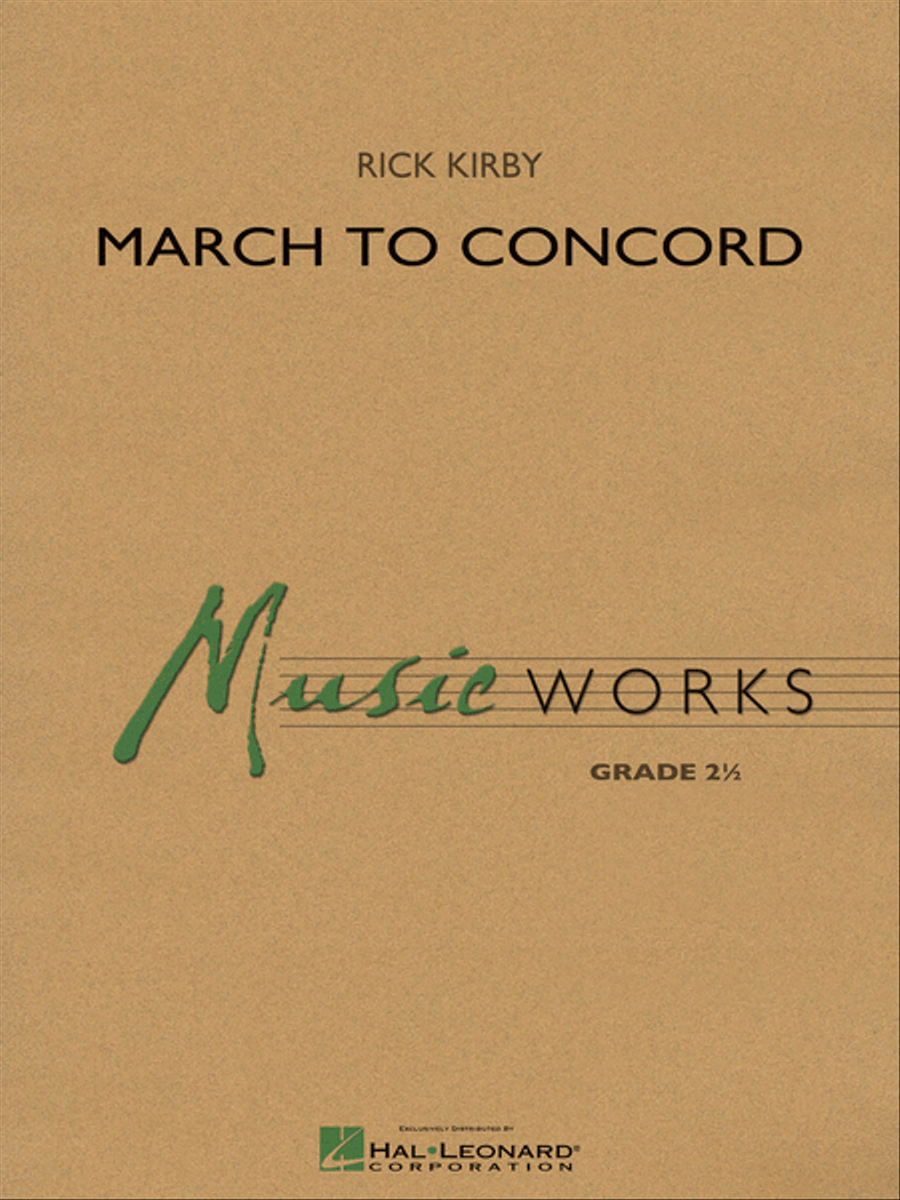 March to Concord Concert Band scores gallery preview page 1