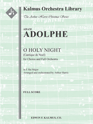 Book cover for O Holy Night (Cantique de Noel - original key)