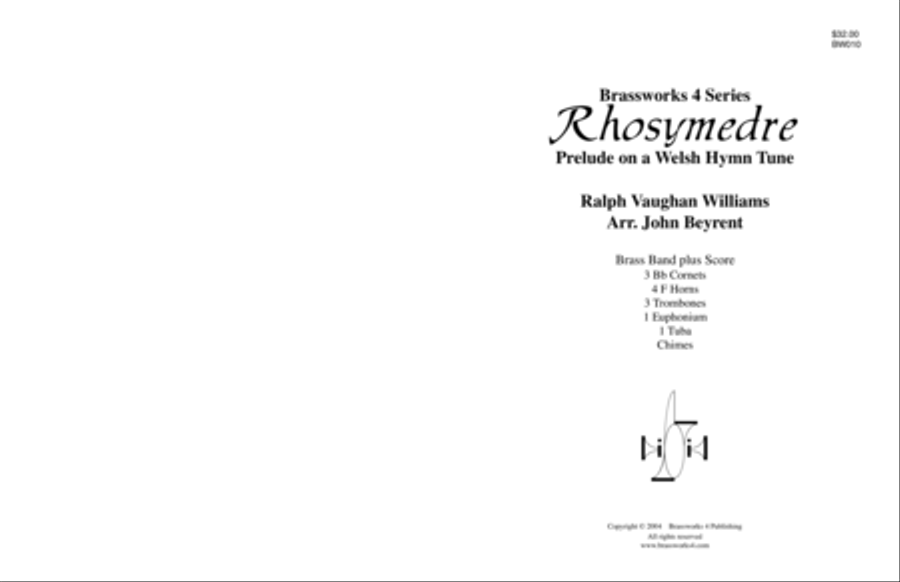 Rhosymedre Rhosymedre Brass Ensemble scores gallery preview page 1