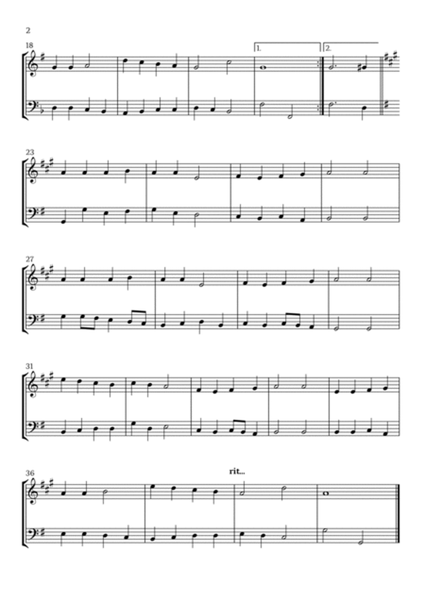 5 Christmas Carols (Trumpet and Tuba) - Easy Intermediate Level image number null
