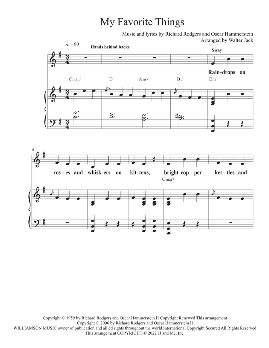 My Favorite Things 2-Part scores gallery preview page 1
