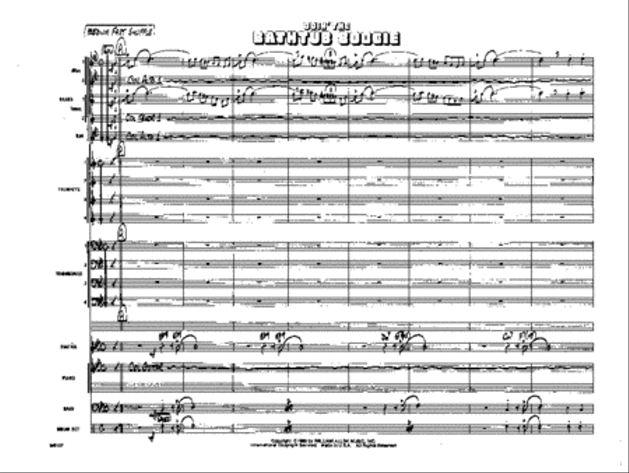 Doin' the Bathtub Boogie Jazz Ensemble scores gallery preview page 2