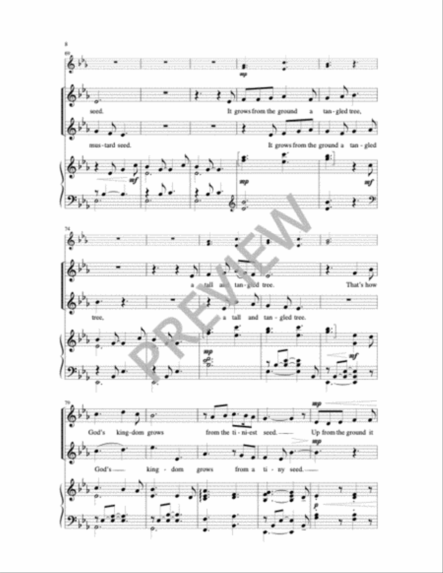 The Kingdom 2-Part scores gallery preview page 5