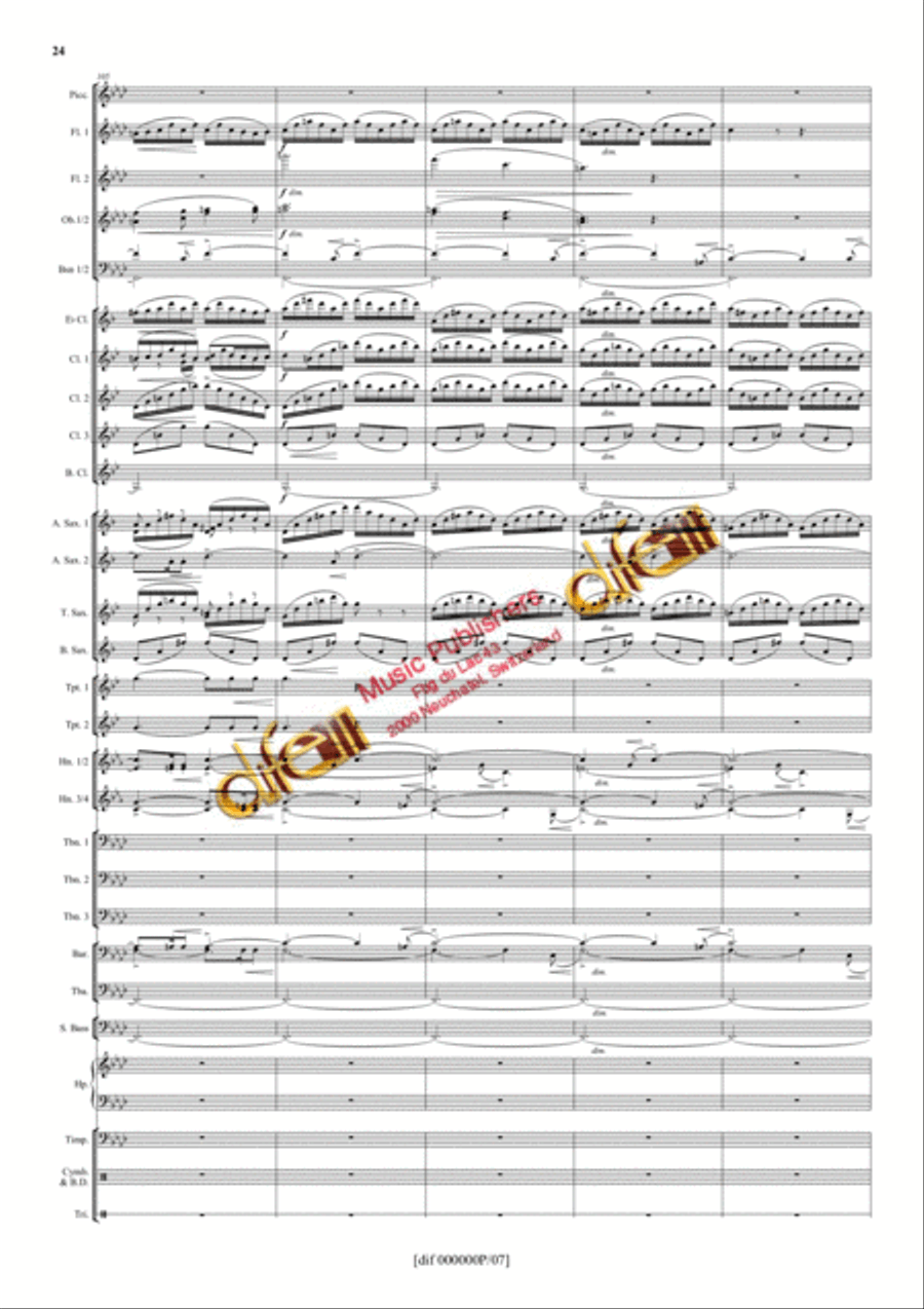La Moldau Concert Band scores gallery preview page 23
