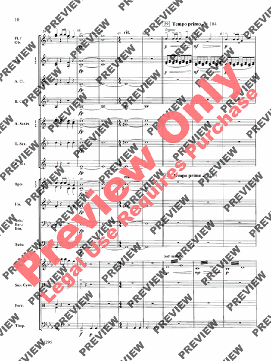 Stormchasers Concert Band scores gallery preview page 11