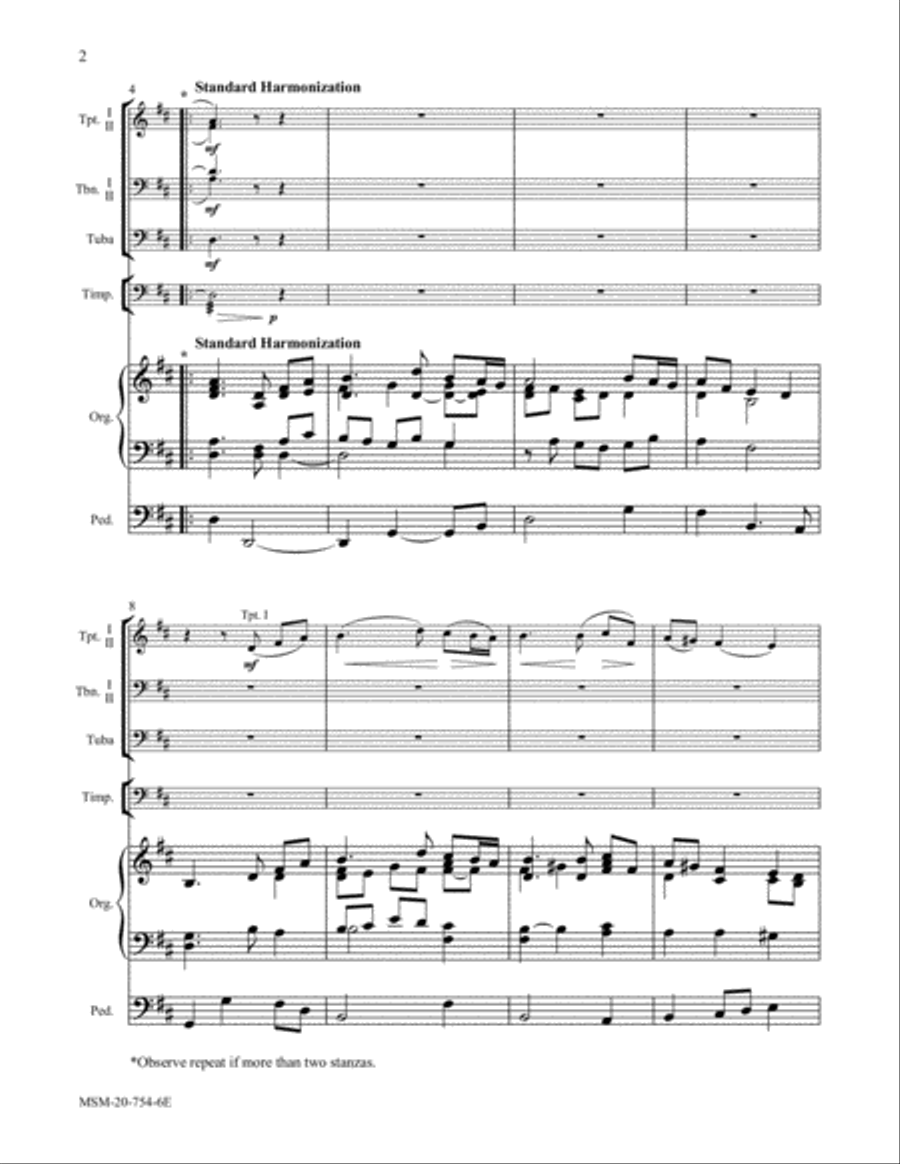 JERUSALEM in D Choir scores gallery preview page 2