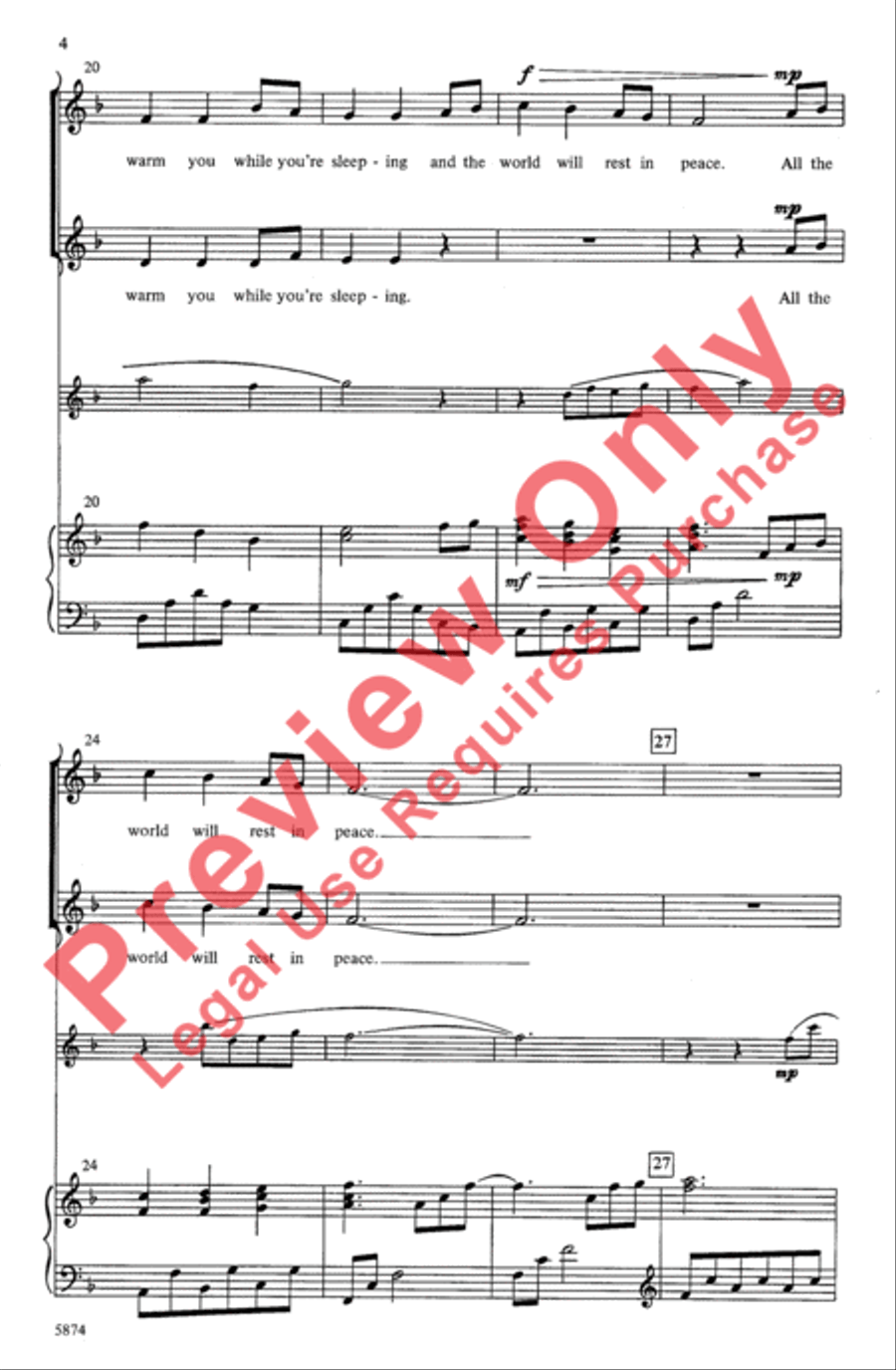 Child of Peace Child of Peace 2-Part scores gallery preview page 4