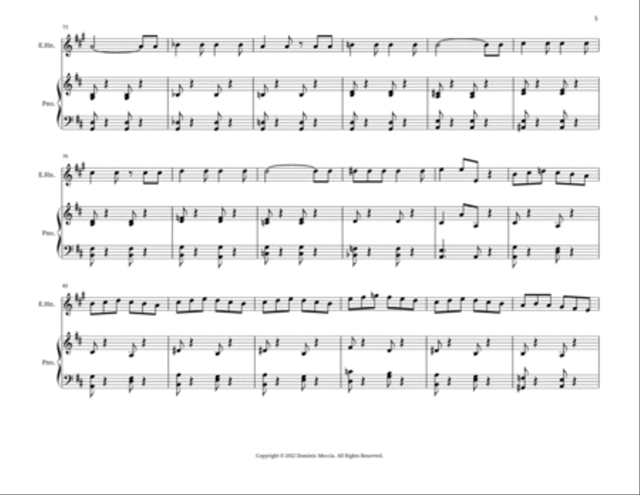 My Name Is John Wellington Wells English Horn scores gallery preview page 5