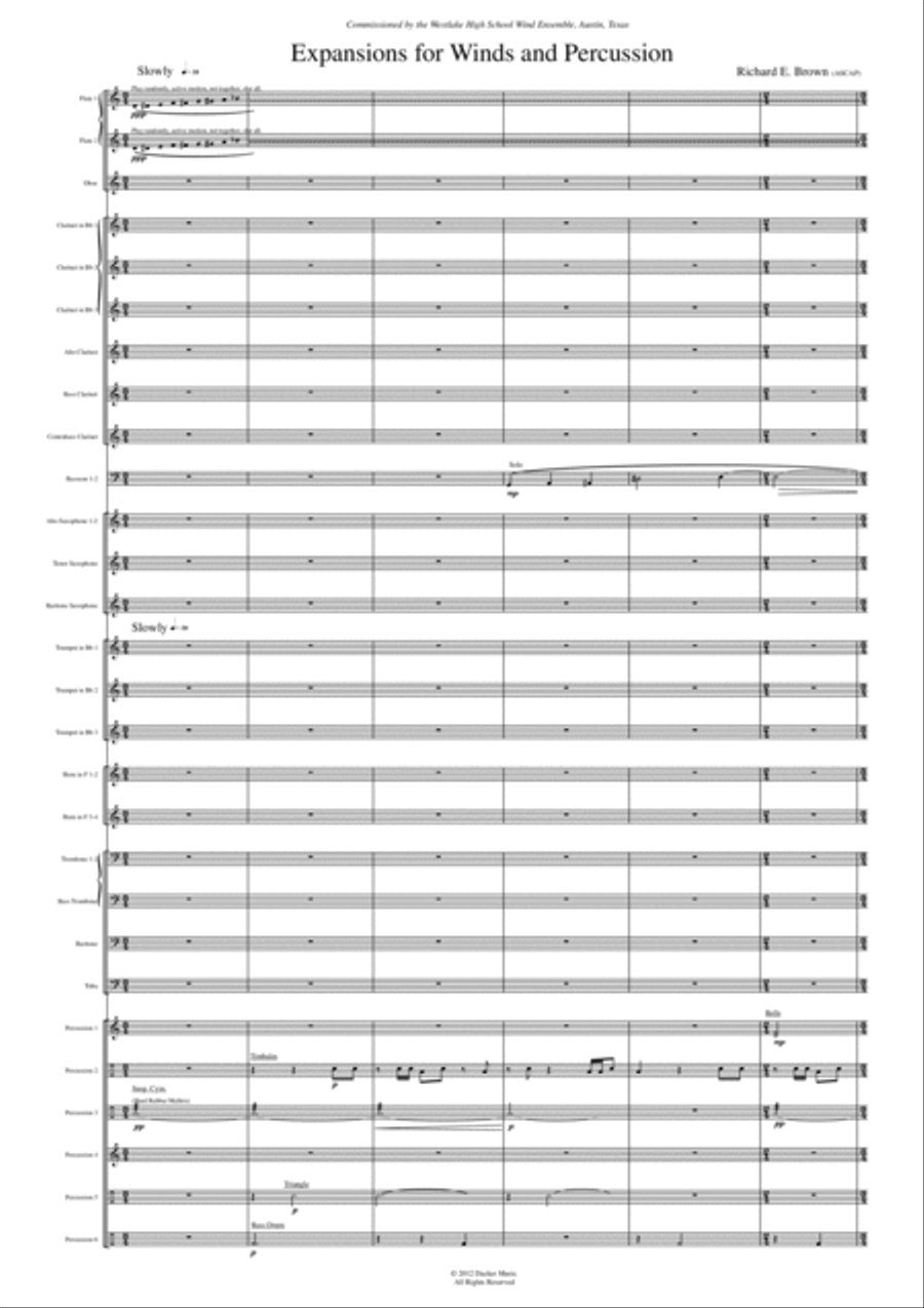 Expansions for Winds and Percussion Concert Band scores gallery preview page 4