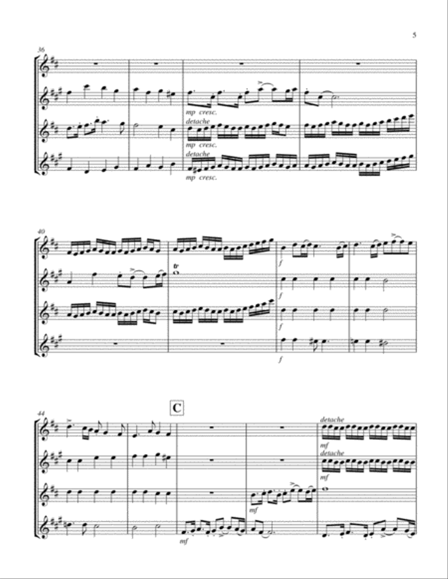 Four at a Time, Please! - Sax Quartet image number null