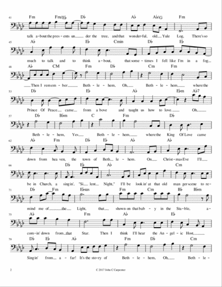 It Happened In Bethlehem It Happened In Bethlehem 2-Part scores gallery preview page 2