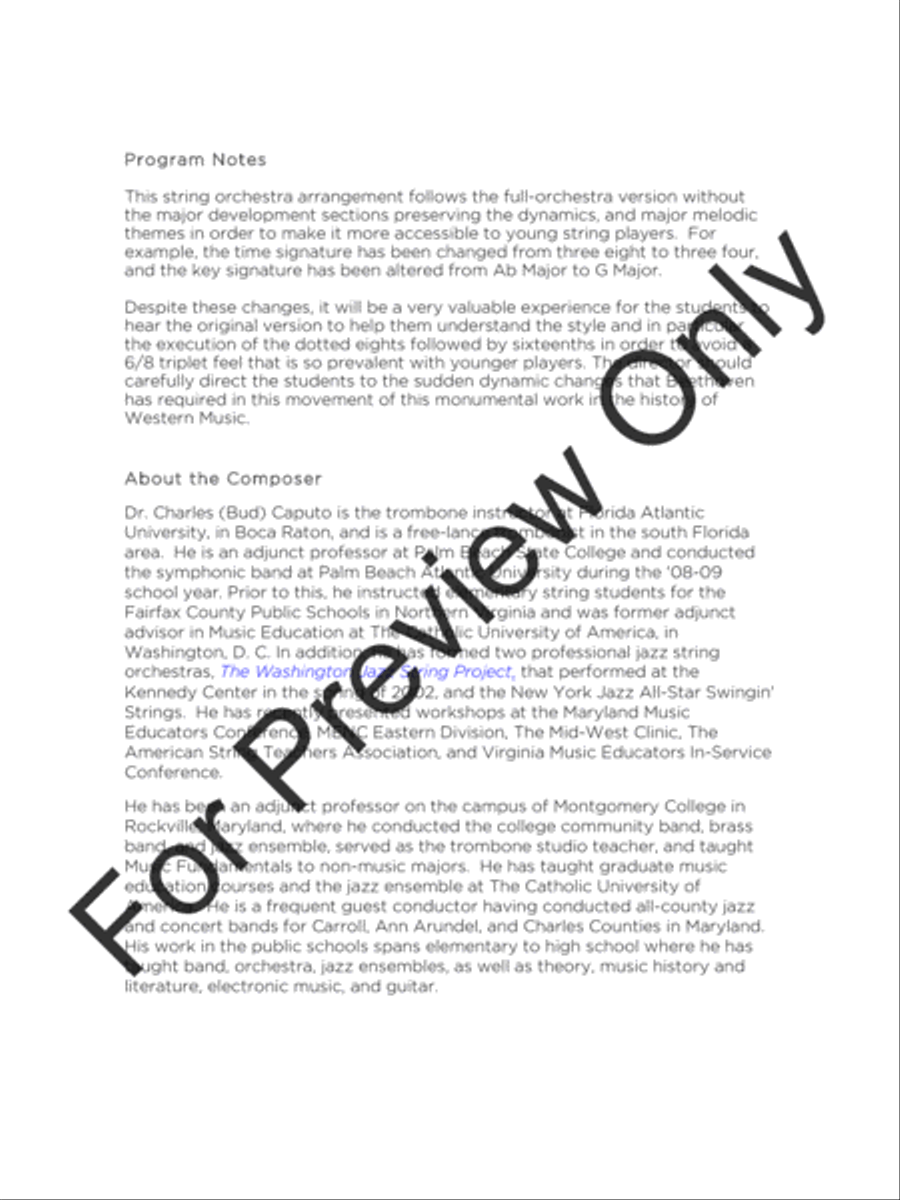 Andante con Moto String Orchestra scores gallery preview page 3