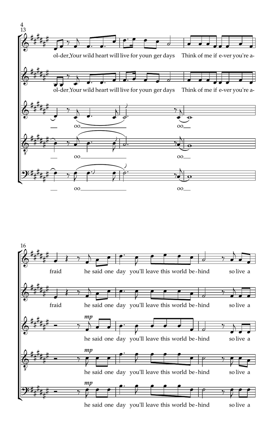 The Nights The Nights Divisi scores gallery preview page 4