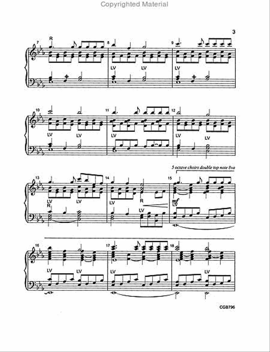 God Be with You till We Meet Again Handbells Score Handbell Choir scores gallery preview page 3