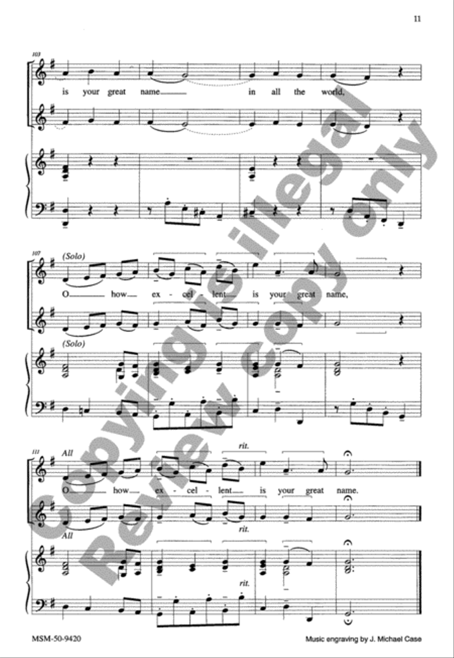 O God, Creator 2-Part scores gallery preview page 10