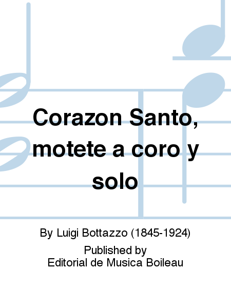Corazon Santo, motete a coro y solo