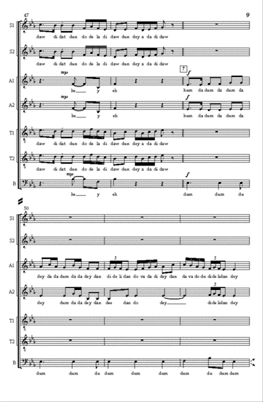 Nordic Polska (SATB) Nordic Polska (SATB) SSAATTBB scores gallery preview page 8