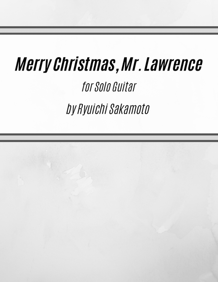 Merry Christmas Mr Lawrence - Somewhere image number null