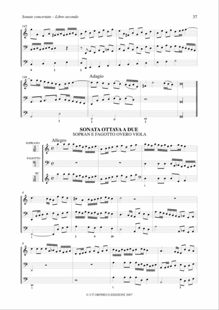 Instrumental Works - Vol. 2: Sonate concertate in stil moderno for one, two, three, four-parts and Continuo (Venezia, 1629) 4-Part scores gallery preview page 10
