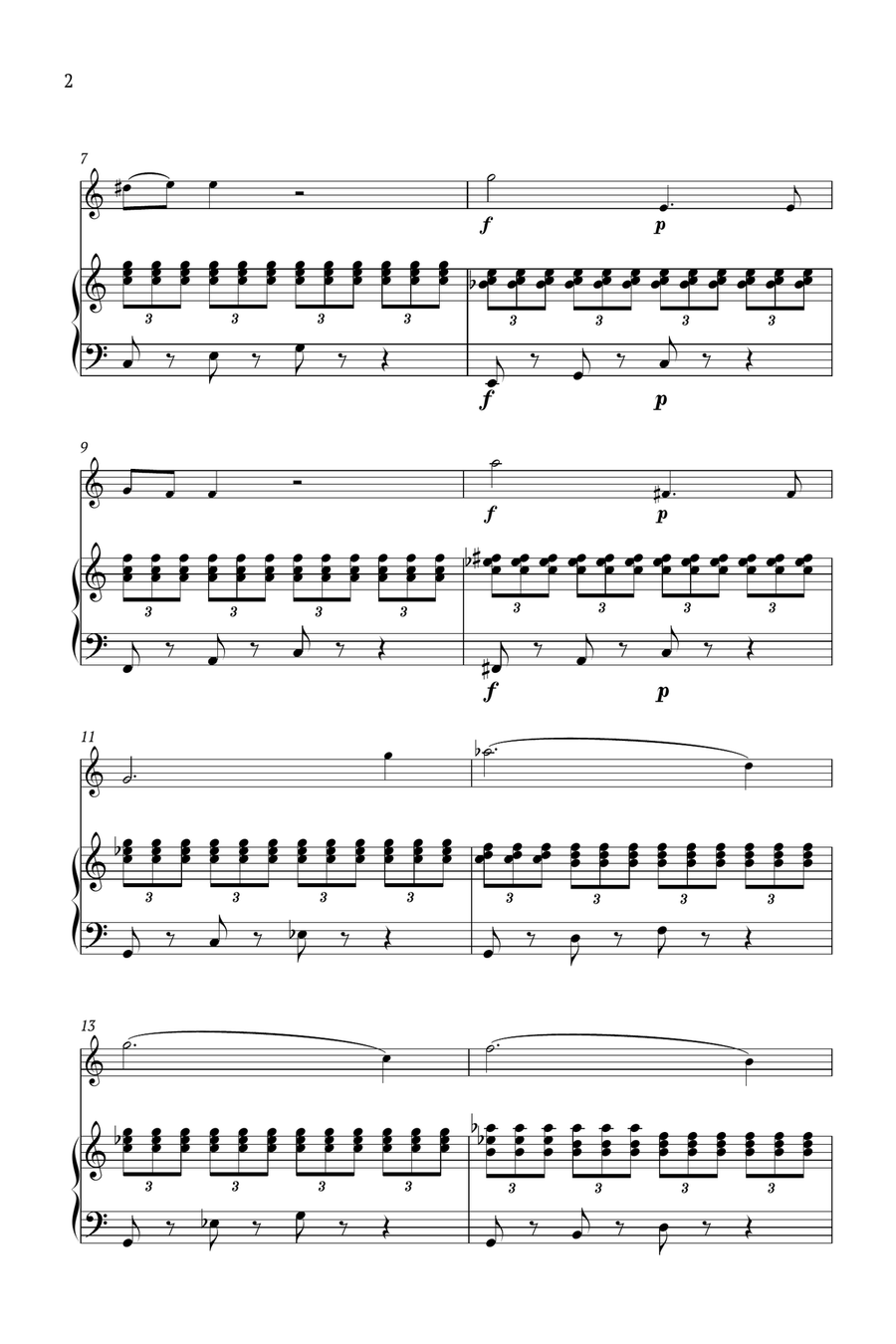 Piano Concerto No.21 Andante Chamber Music scores gallery preview page 2