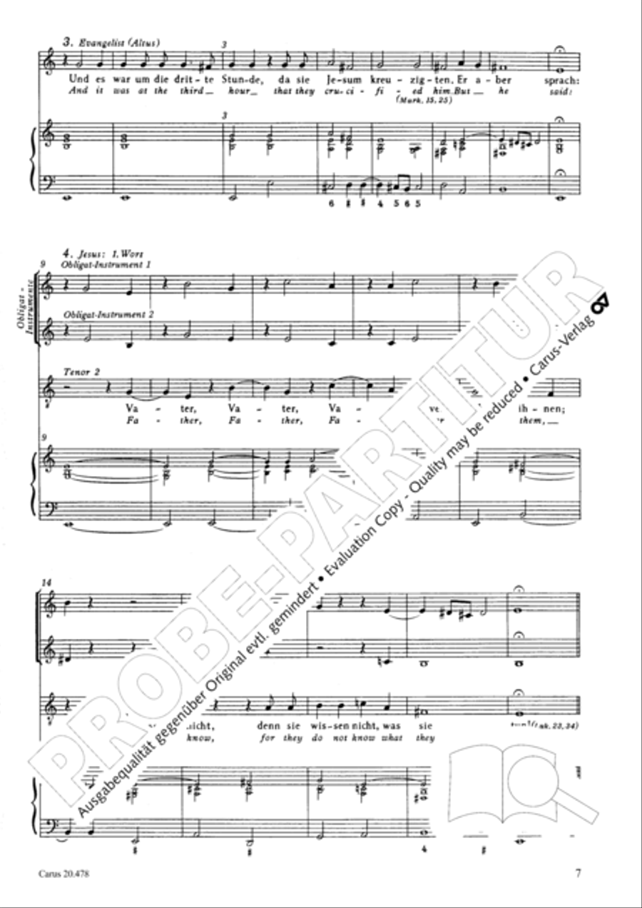 The seven last words from the cross SATTB scores gallery preview page 14