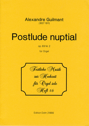 Postlude nuptiale für Orgel op. 69,2