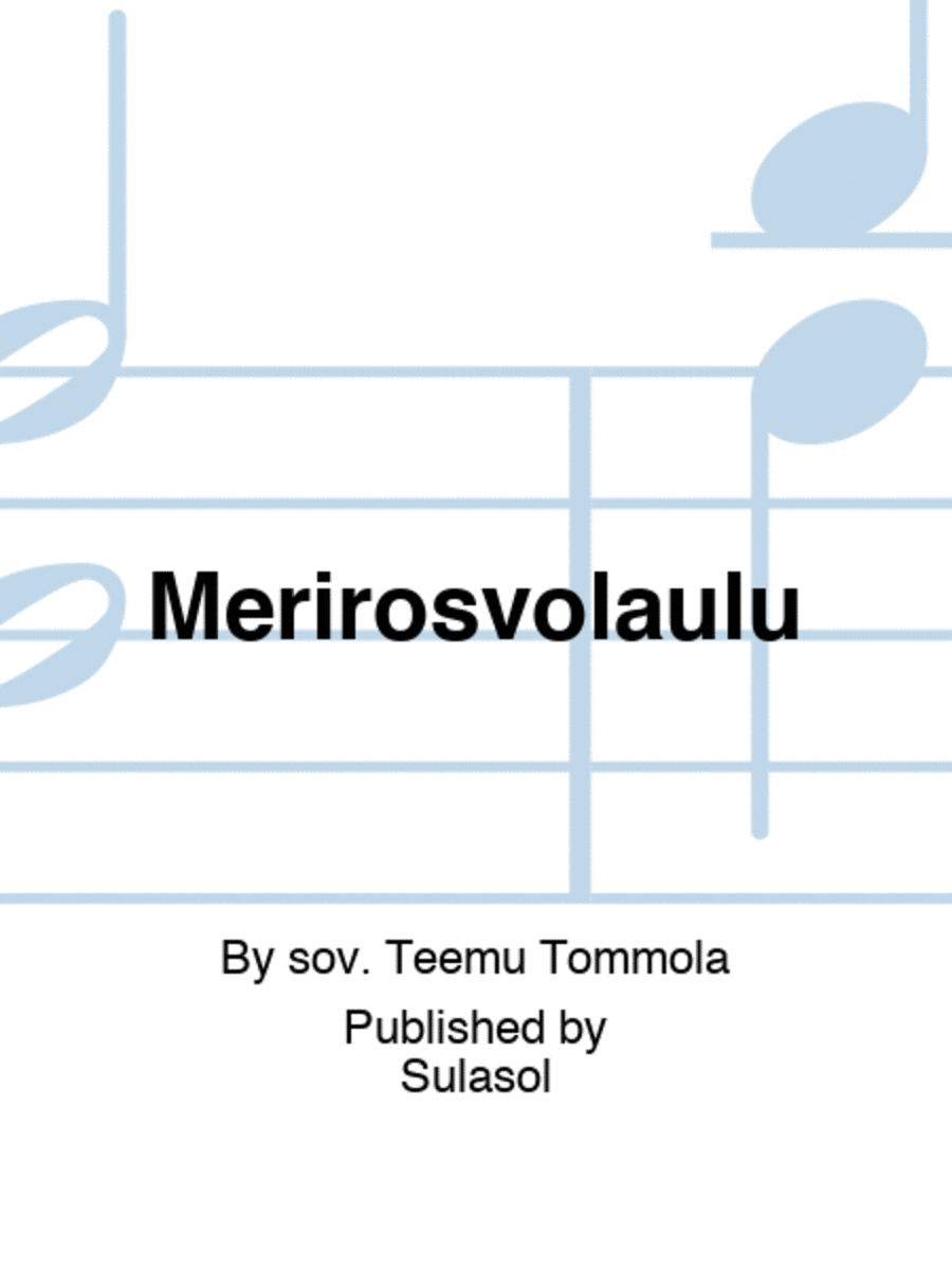 Merirosvolaulu Merirosvolaulu SSA scores gallery preview page 1