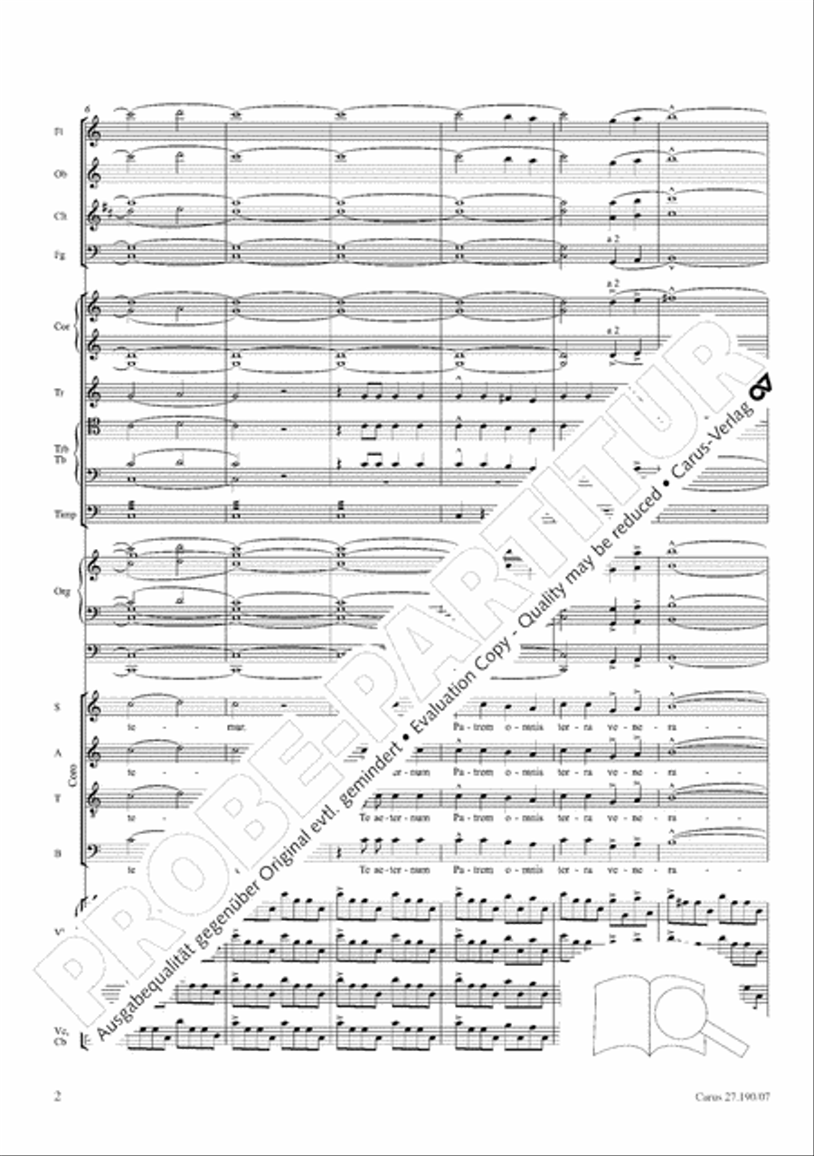 Te Deum Te Deum 4-Part scores gallery preview page 10