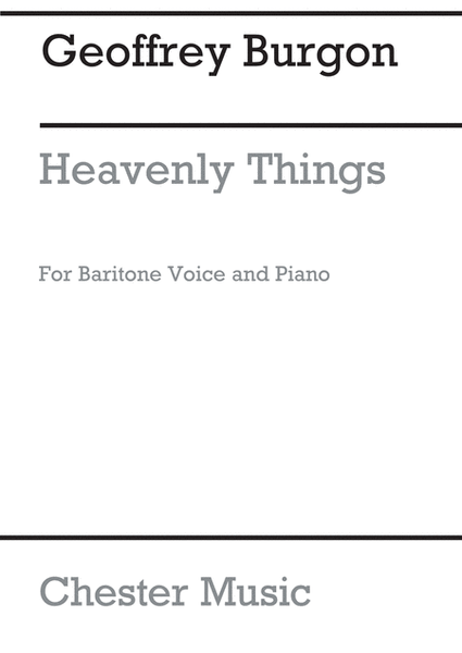 Heavenly Things for Baritone And Piano