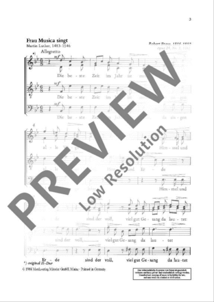 Mrs music sings 4-Part scores gallery preview page 4