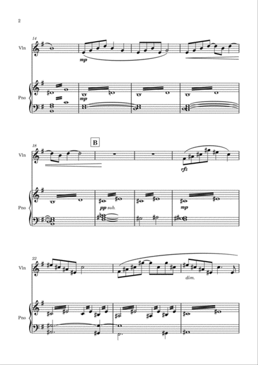 Ellygie Violin Solo scores gallery preview page 2