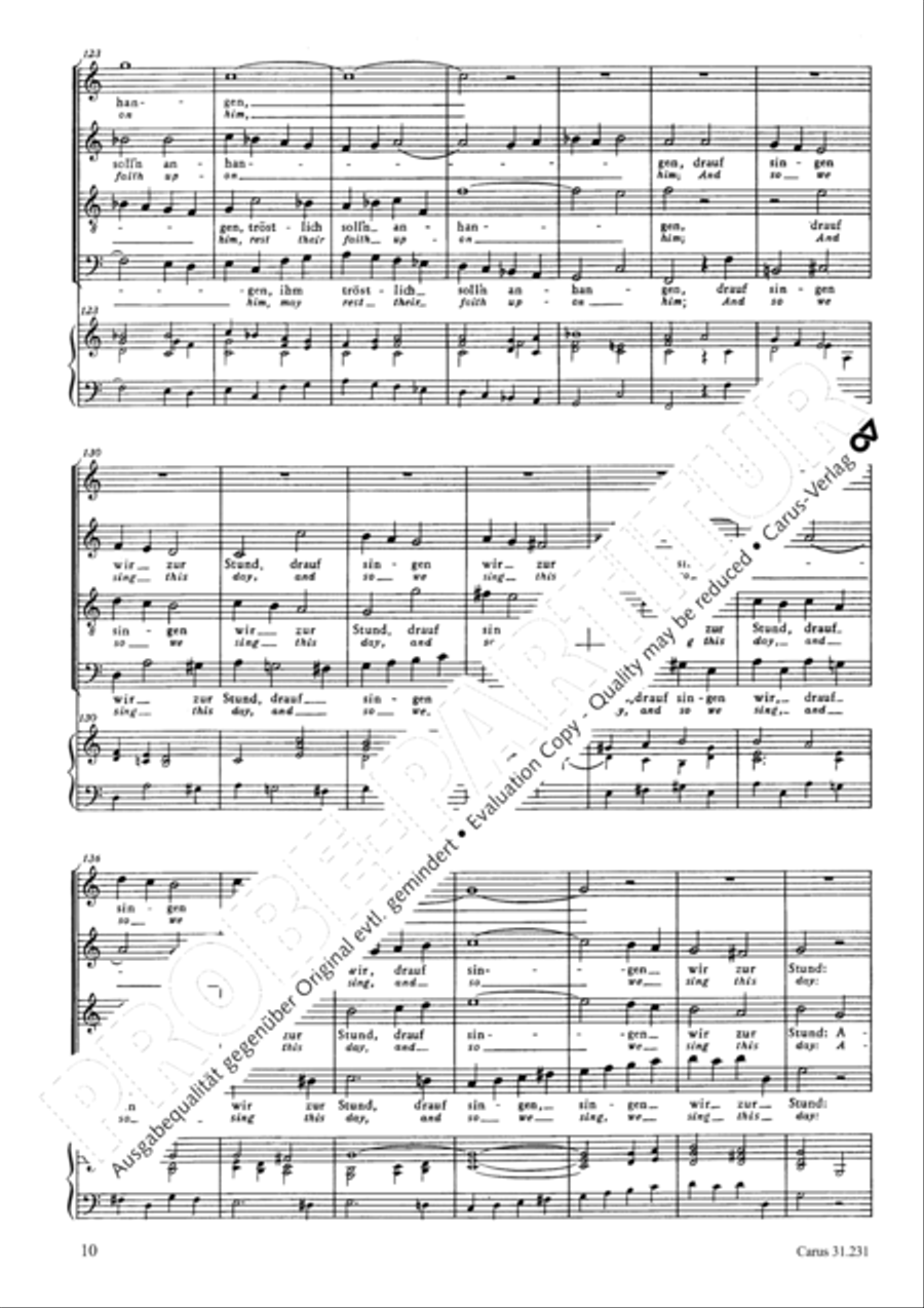 Give glory, praise and honor 4-Part scores gallery preview page 11