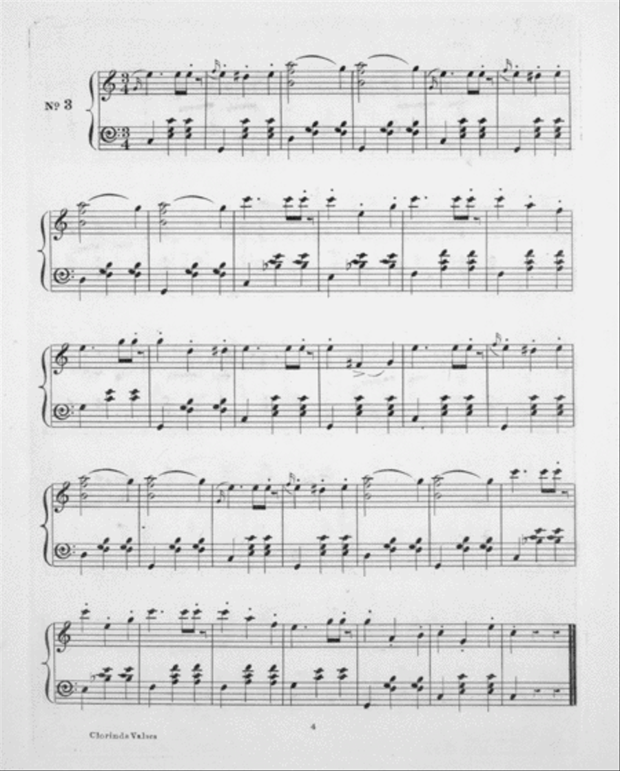 Clorinda. Valses Piano Solo scores gallery preview page 5