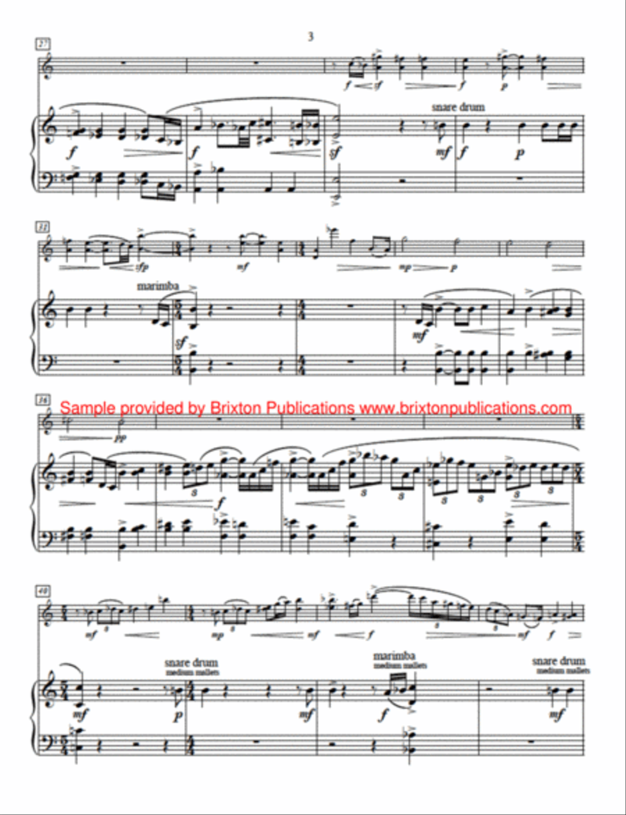 Pas de deux Flute scores gallery preview page 4