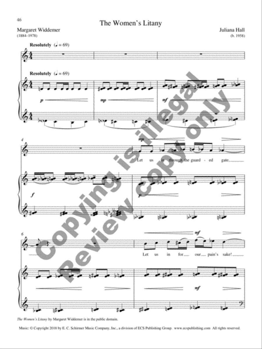 Through the Guarded Gate Through the Guarded Gate Mezzo-Soprano Voice scores gallery preview page 17