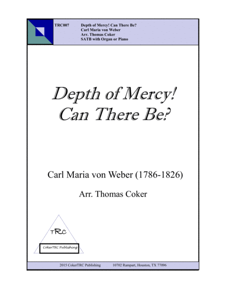 Depth of Mercy! Can There Be? image number null