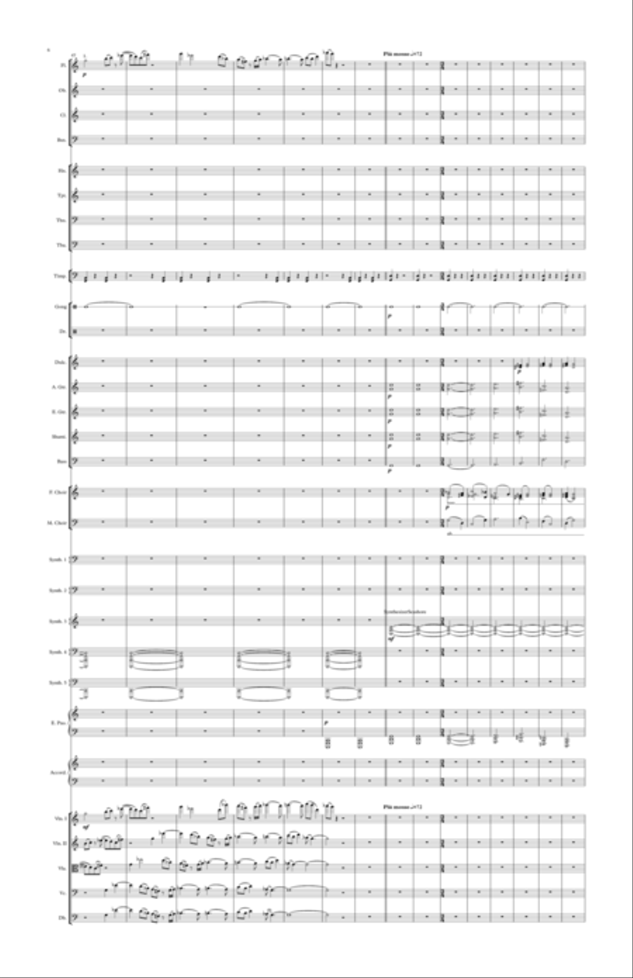 Metamorphosis Full Orchestra scores gallery preview page 6