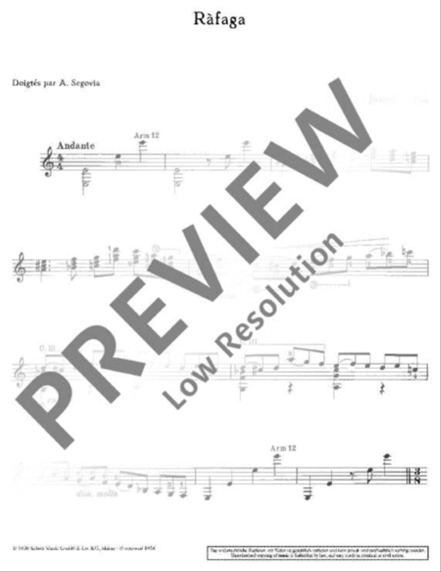 Ràfaga Ràfaga Classical Guitar scores gallery preview page 4