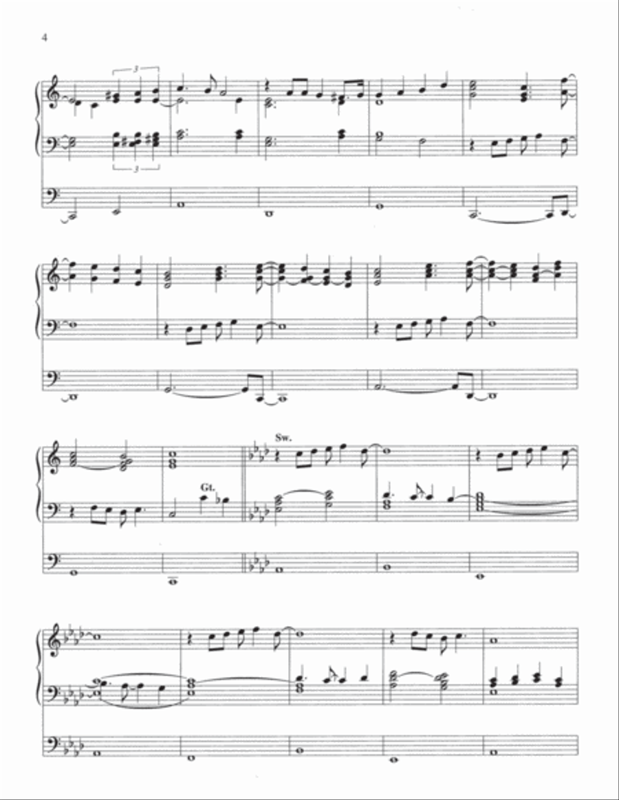 Songs of Praise Organ scores gallery preview page 6