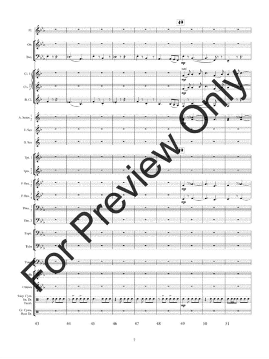 Celtic Song and Celebration Concert Band scores gallery preview page 10