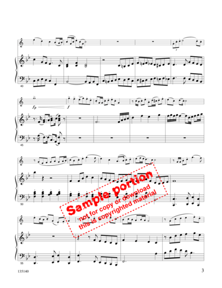 Guide Me O Great Jehovah Cornet scores gallery preview page 3