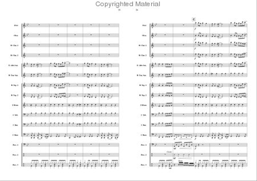 Olympic Dream Concert Band scores gallery preview page 13