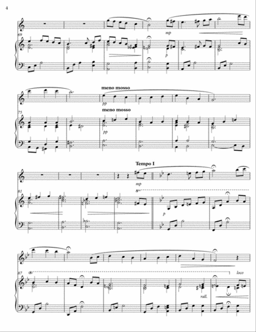 The First Noel - a contemporary arrangement for flute and piano Flute Solo scores gallery preview page 4