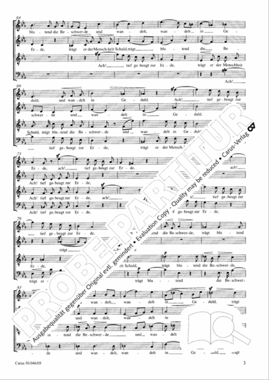 Passionsgesang 4-Part scores gallery preview page 4