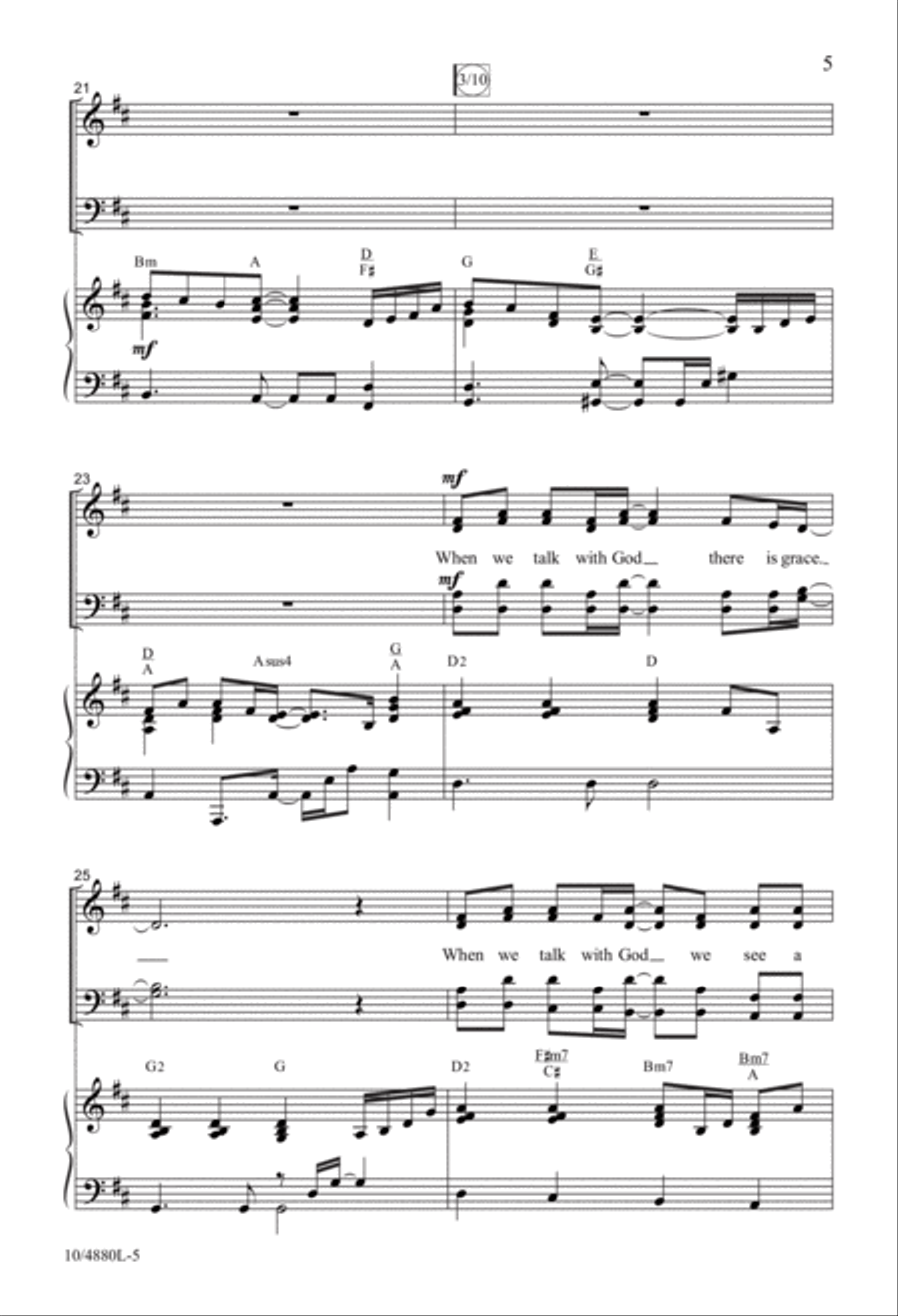 There Is Grace 4-Part scores gallery preview page 5
