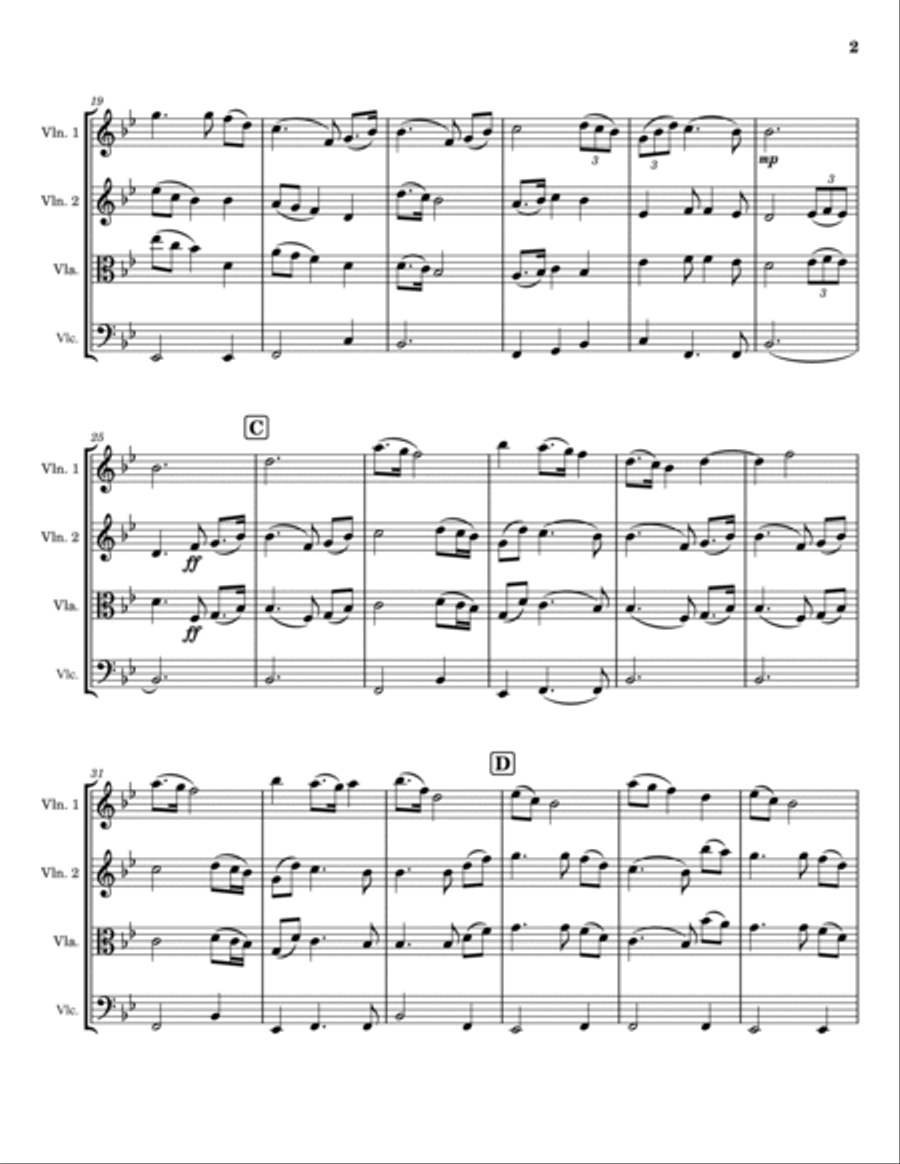 In Christ Alone String Trio scores gallery preview page 2