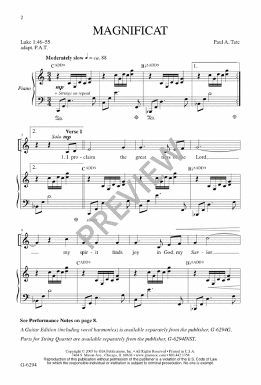 Magnificat 2-Part scores gallery preview page 2